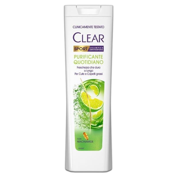 CLEAR SH 225ML SPORT PURIFICANTE