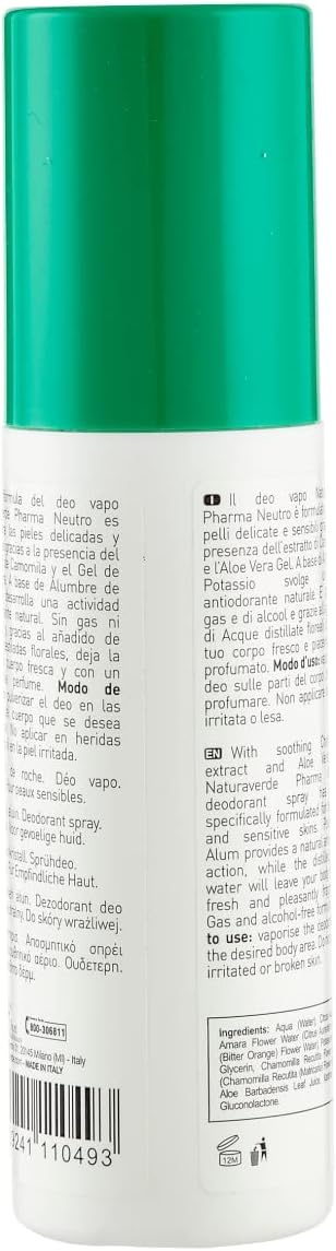 Naturaverde | Pharma - Deodorante, Allume di Rocca Deodorante, Deodorante Allume di Rocca Neutro