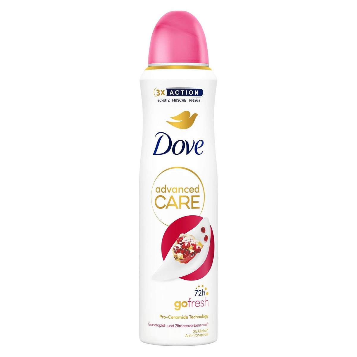DOVE DEO SPRAY 150ML ADVANCED M/GRANO