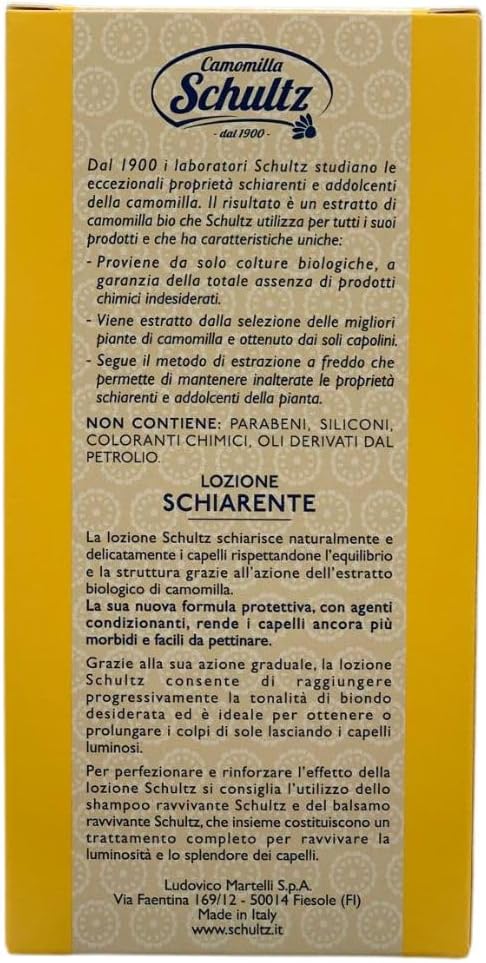 SCHULTZ Lozione Schiarente ad Azione Graduale 200ML