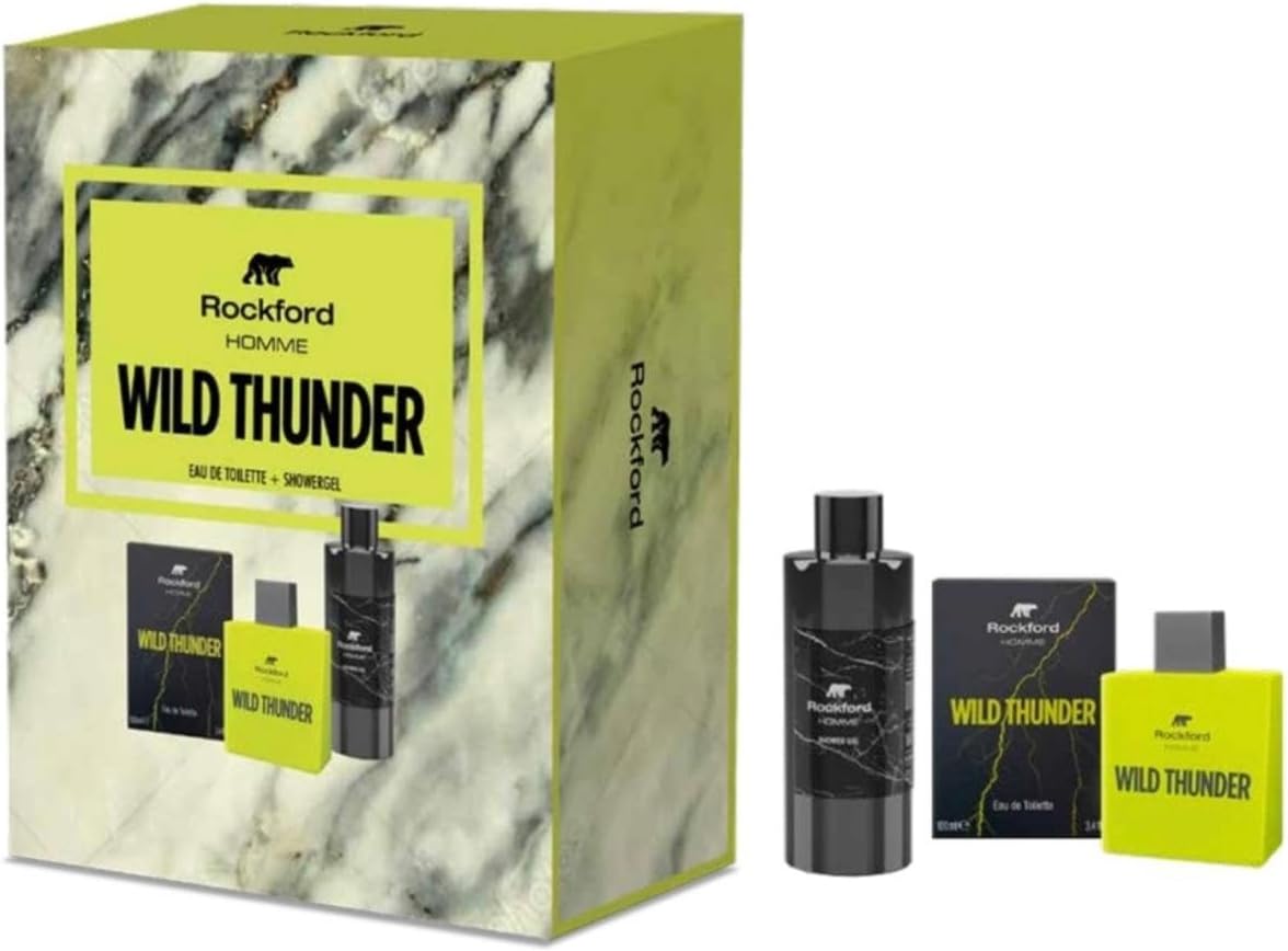 ROCKFORD WILD THUNDER COFFRET EDT 100ML + S/G 250ML