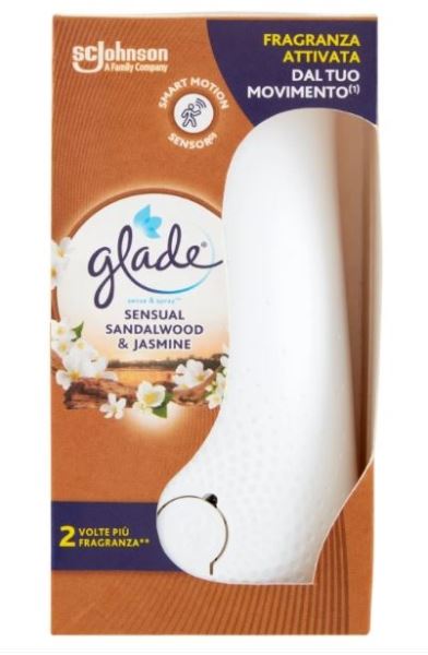 GLADE SENSE & SPRAY BASE SANDALO/JASMINE 18ML