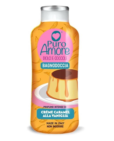 PURO AMORE BAGNODOCCIA CREME CARAMEL VANIGLIA 650ML