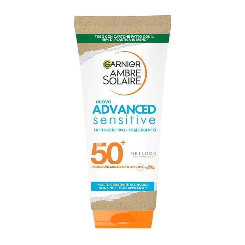 GARNIER AMBRE SOLAIRE ADVANCED SENSITIVE CERAMIDE PROTECT 50+ 175 ML