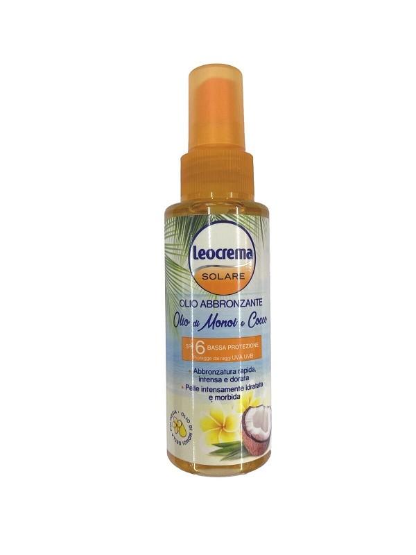 LEOCREMA SUN OLIO ABBRONZANTE MONOI & COCCO SPF6 SPRAY 100 ML