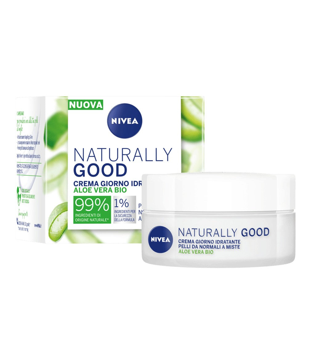 NIVEA Naturally Good Crema Giorno Idratante Aloe Vera 50 ml