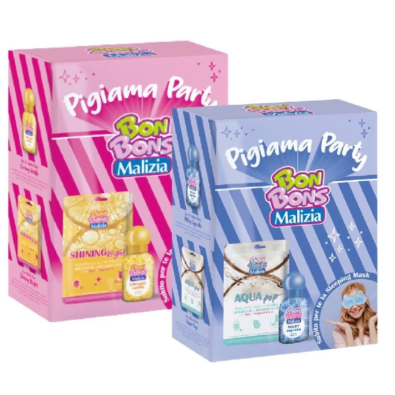 Malizia bon bons pigiama party edt 50 ml assort. + maschera viso + sleeping mask