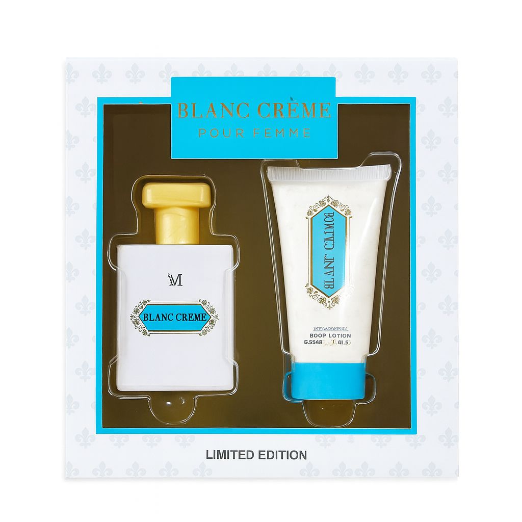 Cofanetto Profumo Donna Latte Bianco con Eau de Parfum + Crema Corpo Idratante – Fragranza Avvolgente Dolce e Cremosa – Idea Regalo Elegante – Routine Profumata e Nutriente