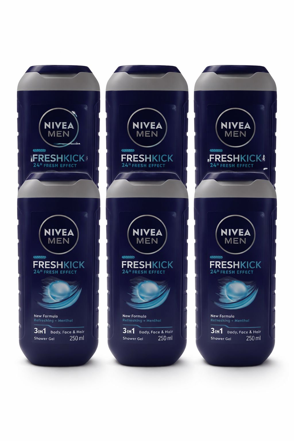 x6 Nivea men freshkick 250ml