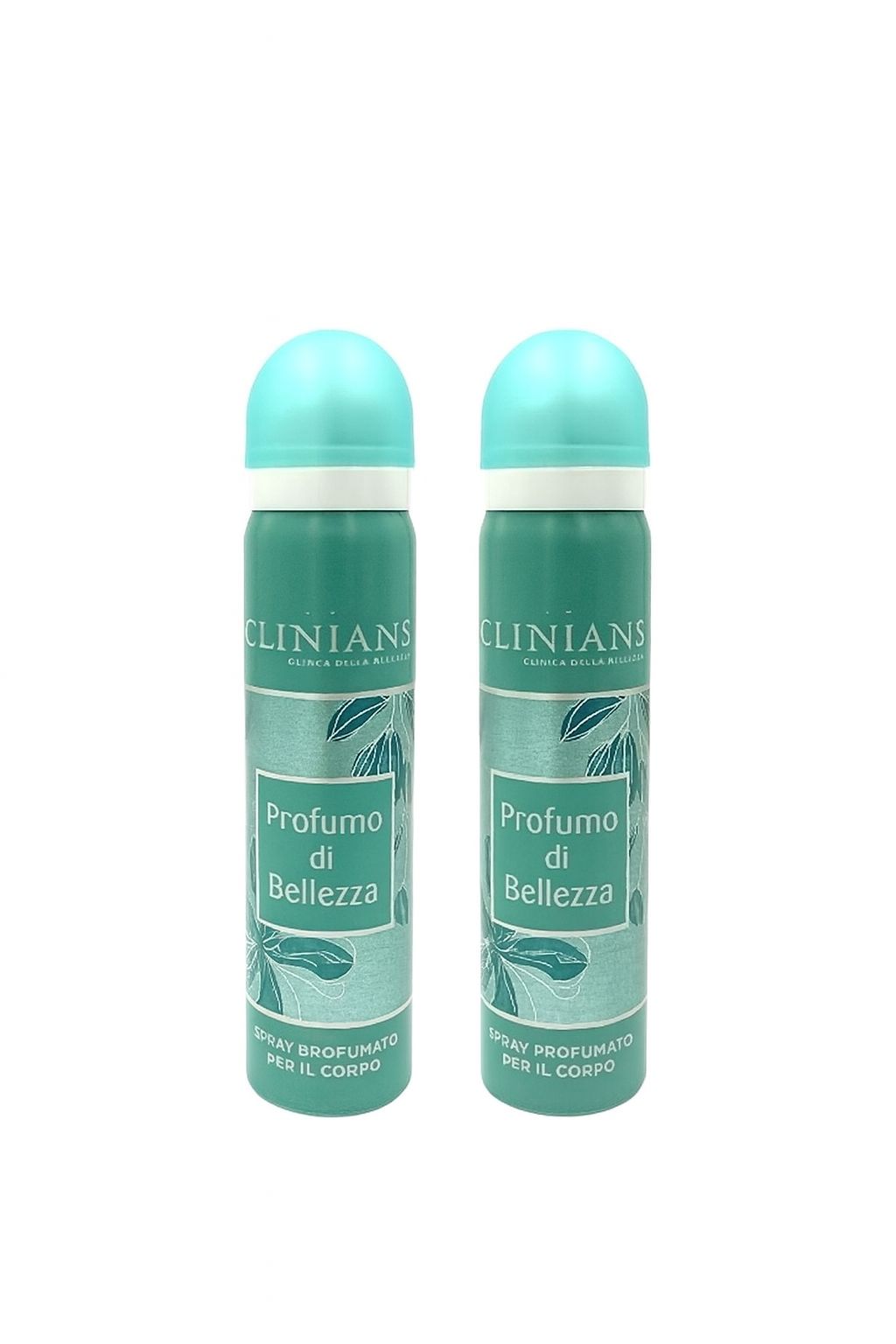 2x Clinians profumo di bellezza spray corpo 75 ml
