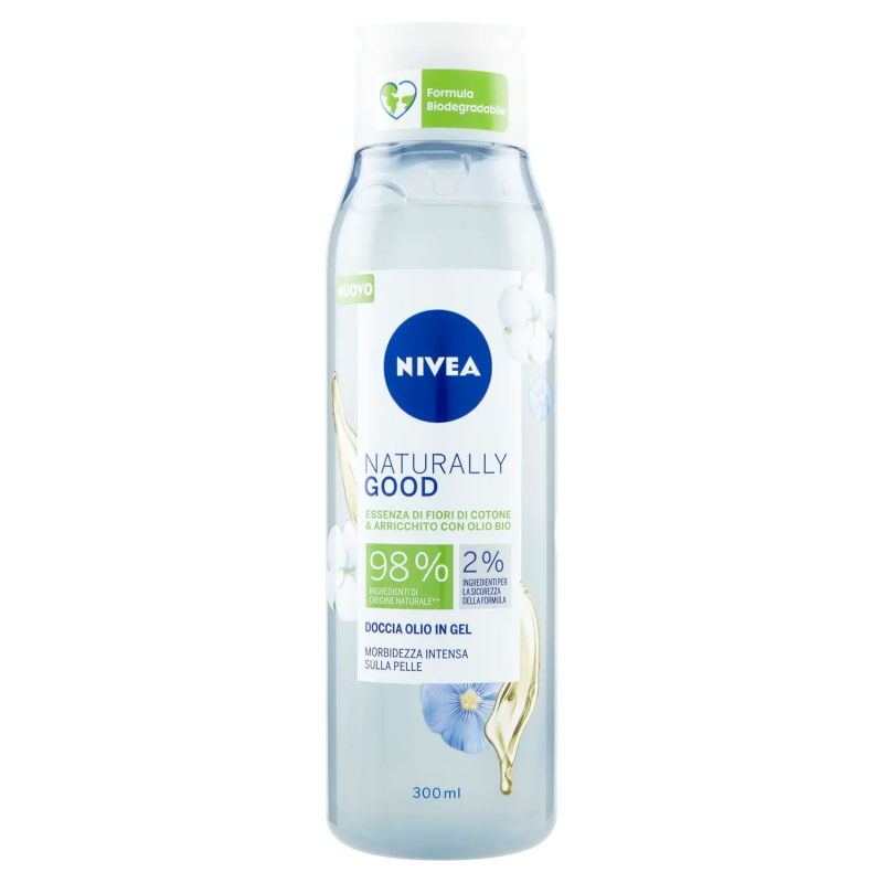 NIVEA D OLIO GEL N GOOD F COTONE 300ML
