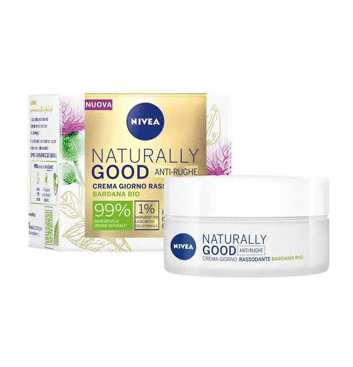 NIVEA Crema Giorno Anti-Rughe Naturally Good 50ml
