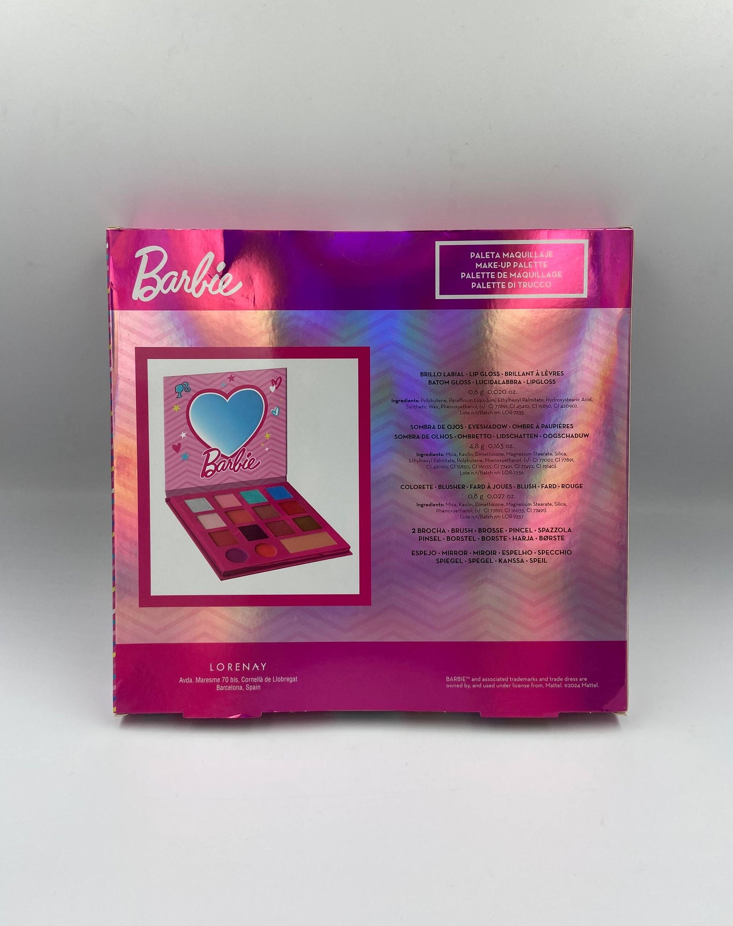Palette Completa Barbie, Idea Regalo Bimbi