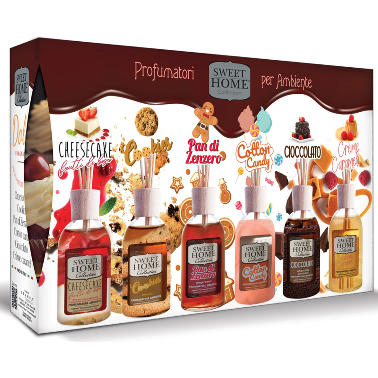 SWEET HOME COFANETO REGALO 6PZ DEO 30ML DOLCE