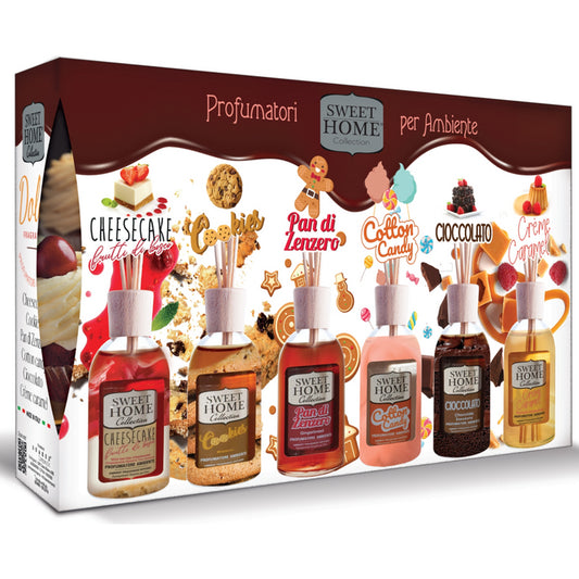 SWEET HOME COFANETO REGALO 6PZ DEO 30ML DOLCE