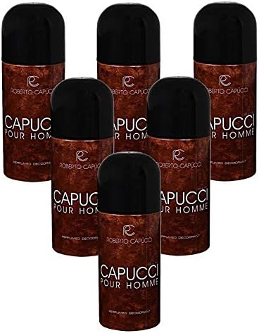Set Da 6 pz Roberto Capucci pour homme Classico Deodorante150 ml. Spray