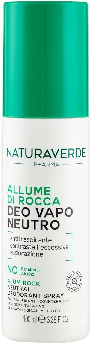 Naturaverde | Pharma - Deodorante, Allume di Rocca Deodorante, Deodorante Allume di Rocca Neutro