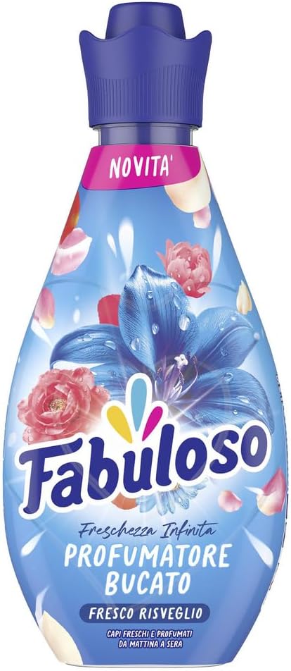 Fabuloso Profumatore Liquido per Bucato Fresco Risveglio 730ml| Profumatore liquido per capi | Profuma i capi sempre più a lungo| Capi freschi e profumati per 24H