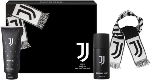 Confezione Regalo Uomo, Deodorante 150 ml + Docciaschiuma 200 ml + Sciarpa