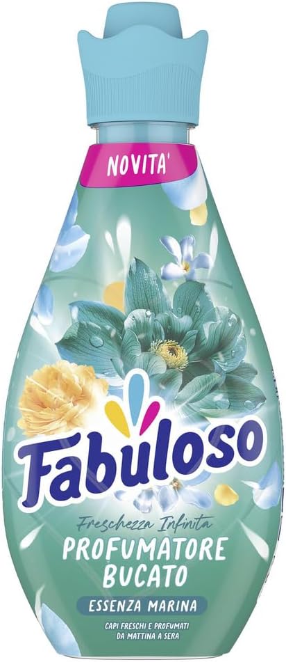 Fabuloso Profumatore Liquido per Bucato Essenza Marina 730ml| Profumatore liquido per capi | Profuma i capi sempre più a lungo| Capi freschi e profumati per 24H