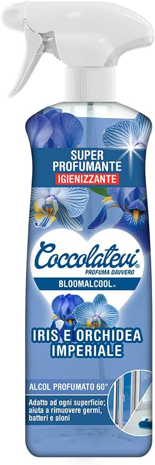 COCCOLATEVI Bloomalcool 60° 750 ml, Detergente Multiuso Profumato