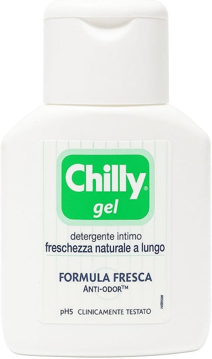 Chilly DETERGENTE INTIMO GEL Freschezza Naturale a Lungo 50 ml Formato Viaggio