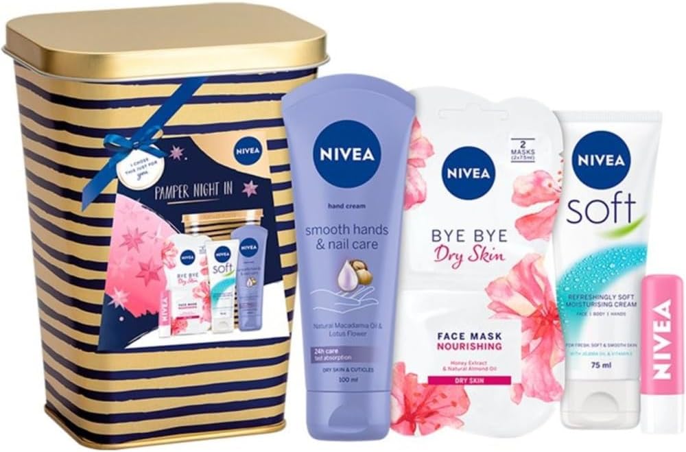 NIVEA CONFEZIONE REGALO FOR WOMAN PAMPER NIGHT 4PZ
