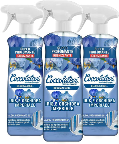 COCCOLATEVI Bloomalcool 60° 750 ml, Detergente Multiuso Profumato