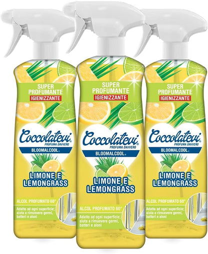 COCCOLATEVI Bloomalcool 60° 750 ml, Detergente Multiuso Profumato