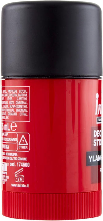 Intesa Deo Stick Ylang-Ylang Pour Homme Freschezza Attiva, Deodorante 75 ml