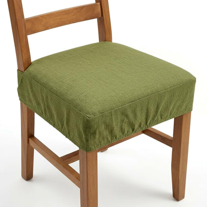 4 Cuscini Sedia 40x40 Imbottiti, Cotone e Poliestere, Comfort 5 cm, con Elastico Perimetrale e Fascia 12 cm, Antiscivolo Marca: imi shop