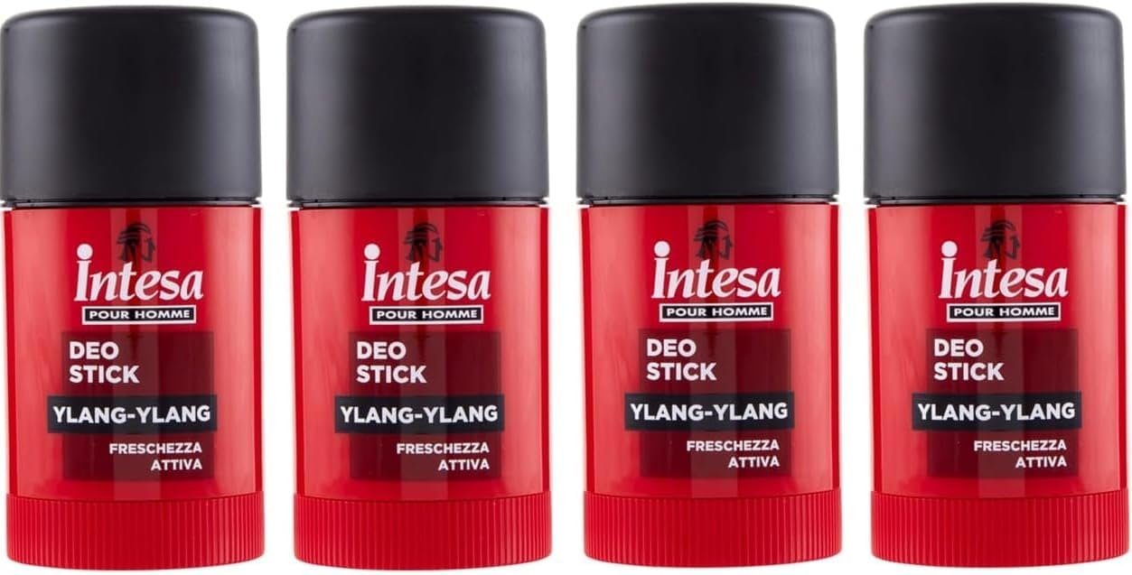 Intesa Deo Stick Ylang-Ylang Pour Homme Freschezza Attiva, Deodorante 75 ml