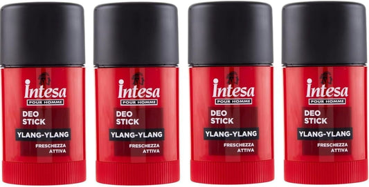 Intesa Deo Stick Ylang-Ylang Pour Homme Freschezza Attiva, Deodorante 75 ml