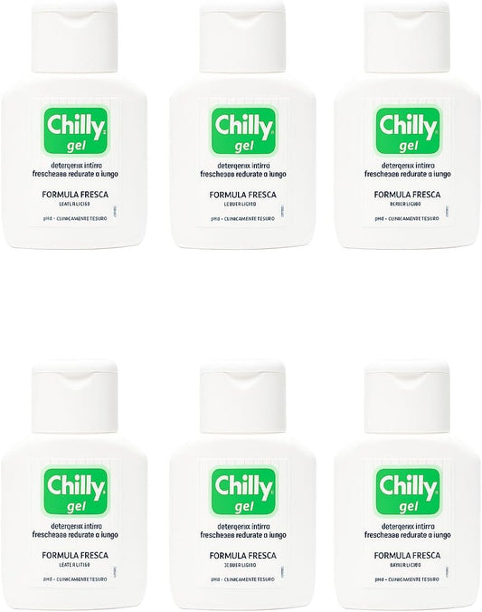 Chilly DETERGENTE INTIMO GEL Freschezza Naturale a Lungo 50 ml Formato Viaggio