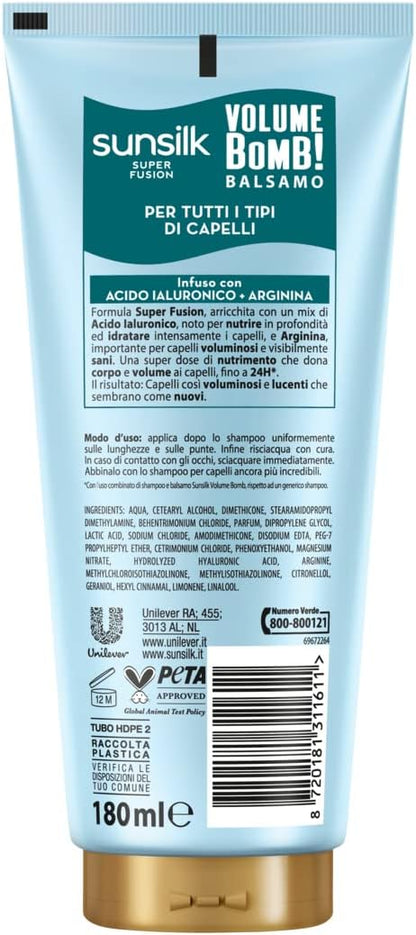 Sunsilk, Balsamo Volume Bomb, Balsamo Volumizzante,