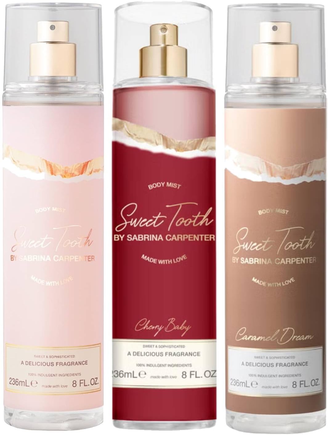 Sabrina Carpenter Sweet Tooth Acqua Profumata Corpo Donna Varie Fragranze 236 Ml