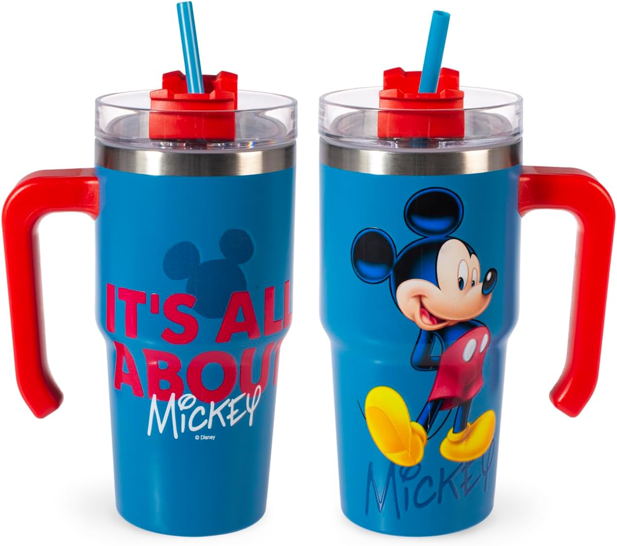 Tazza Termica con Cannuccia – Tumbler Termico 0,6L, in Acciaio Inox | Isolamento Termico Doppia Parete | Riutilizzabile