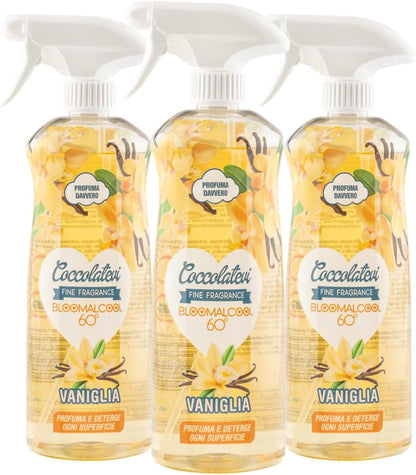 COCCOLATEVI Bloomalcool 60° 750 ml, Detergente Multiuso Profumato