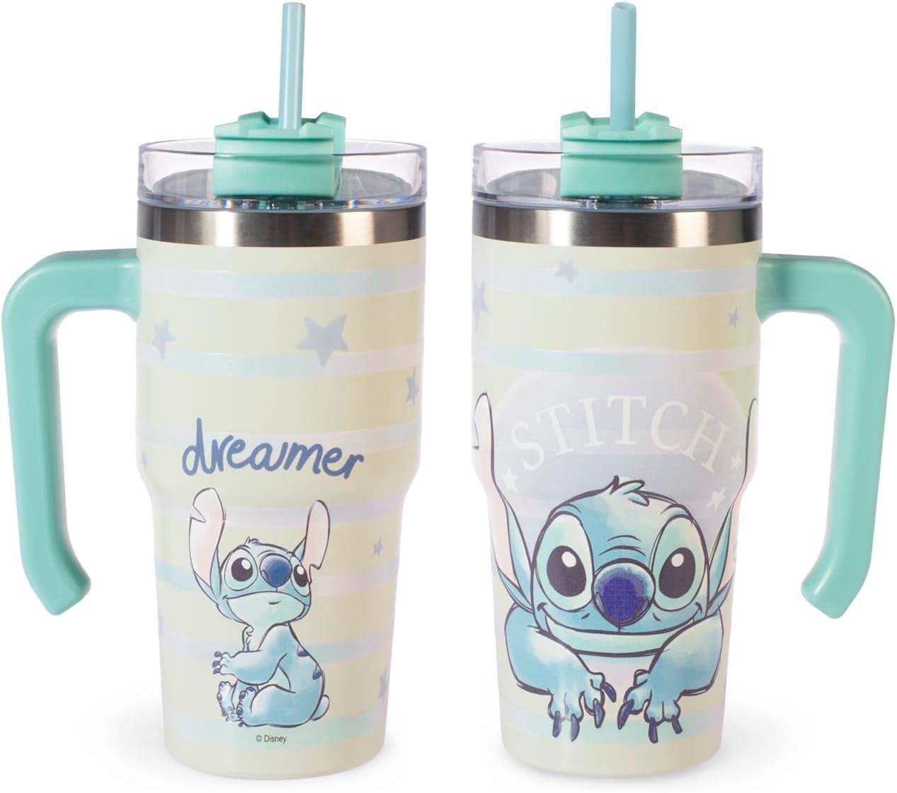 Tazza Termica con Cannuccia – Tumbler Termico 0,6L, in Acciaio Inox | Isolamento Termico Doppia Parete | Riutilizzabile