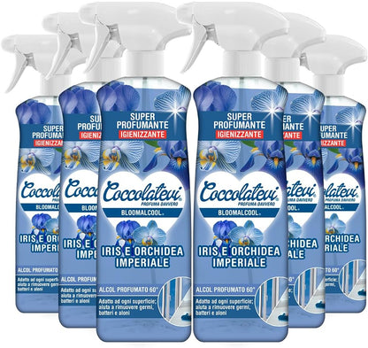 COCCOLATEVI Bloomalcool 60° 750 ml, Detergente Multiuso Profumato