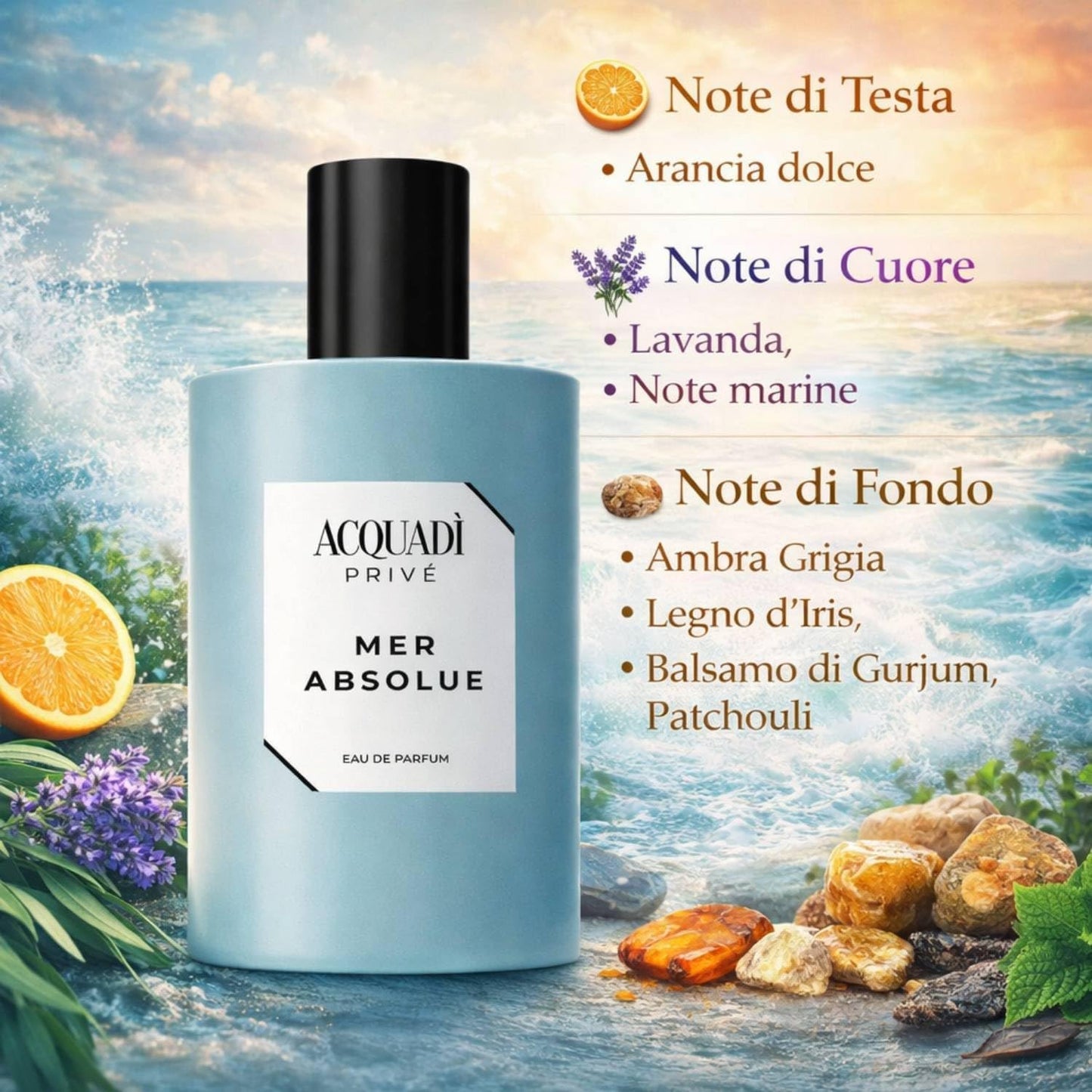 ACQUADI Privé Mer Absolue Eau de Parfum Ml.100 Spray Unisex