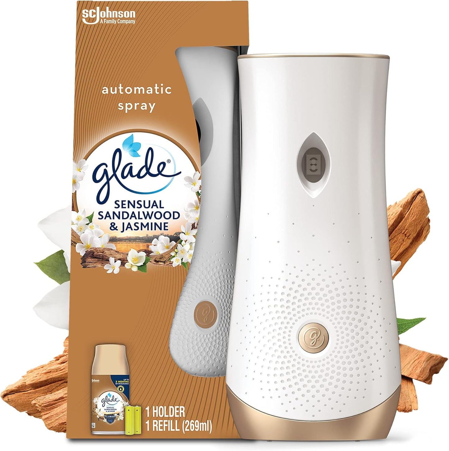 Glade deodorante kit di base (1 supporto e ricarica da 269 ml)