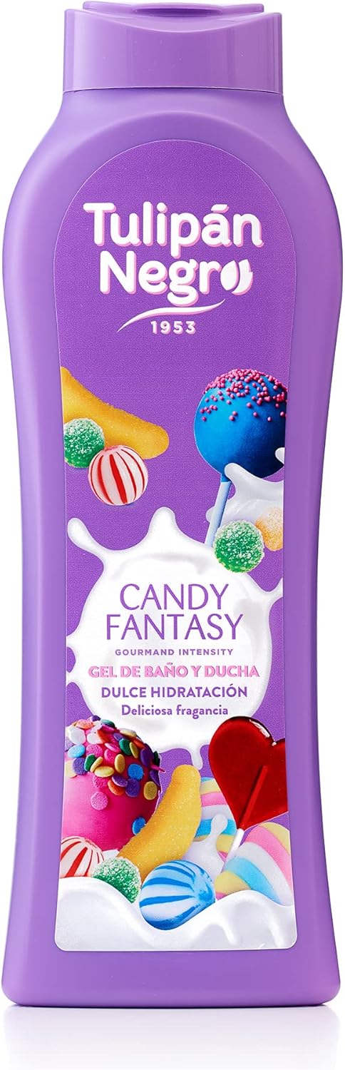 Tulipan nero, gel da bagno candy fantasy, morbido idrato, 650 ml