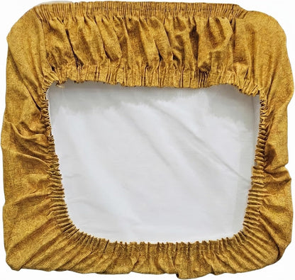 4 Cuscini Sedia 40x40 Imbottiti, Cotone e Poliestere, Comfort 5 cm, con Elastico Perimetrale e Fascia 12 cm, Antiscivolo Marca: imi shop