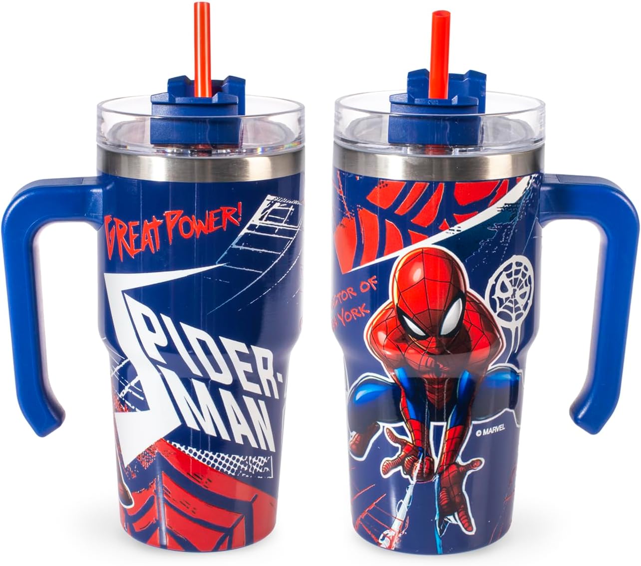 Tazza Termica con Cannuccia – Tumbler Termico 0,6L, in Acciaio Inox | Isolamento Termico Doppia Parete | Riutilizzabile