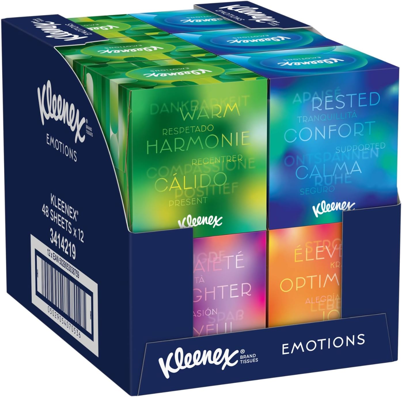 Kleenex, Fazzoletti di Carta, Morbidi e Resistenti 576 Pz (12x48)