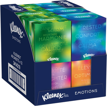 Kleenex, Fazzoletti di Carta, Morbidi e Resistenti 576 Pz (12x48)