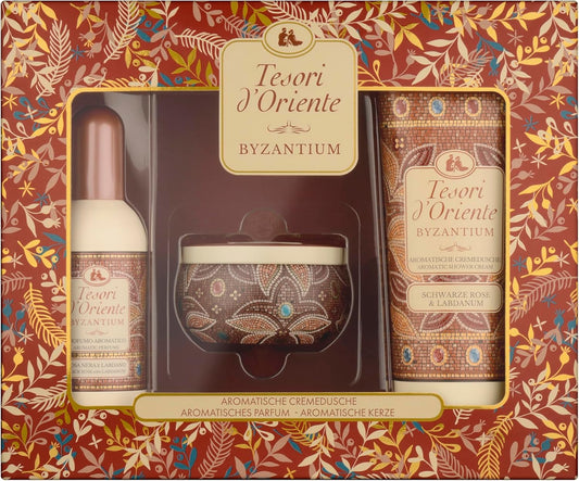 TESORI D'ORIENTE Set regalo Byzantium, AYERVEDA, MUSCHIO BIANCO, FIORE DI LOTO