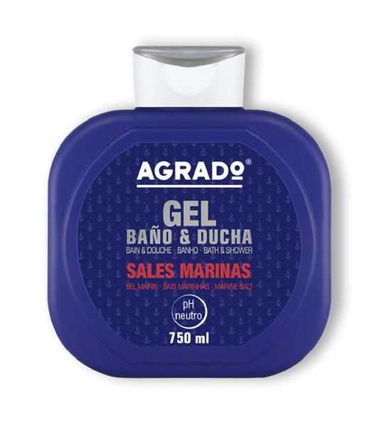 AGRADO GEL BAGNO E DOCCIA SALI MARINI 750 ML