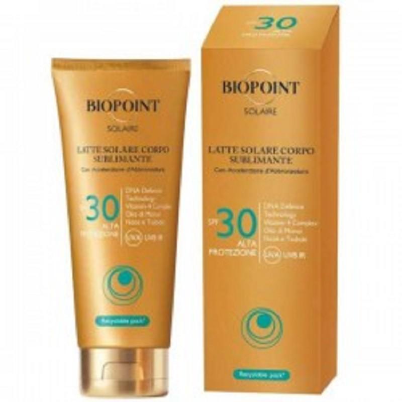 BIOPOINT SOLAIRE LATTE CORPO SUBLIMANTE SFP 30 200 ML